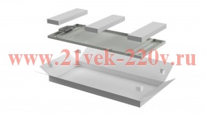 Панель задняя 600мм для шкафа 28U сер. LINEA N ITK LN35-28U6X-ZM