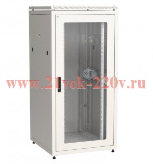 ITK LINEA N 33U 800х800мм стекл. пер. дв. задн. металл. сер.