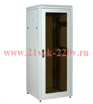 ITK LINEA N 47U 800х800мм стекл. пер. дв. задн. металл. сер.
