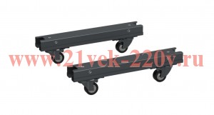 Комплект роликов для шкафа шир. 600мм черн. LINEA S ITK LS-SRS05-600