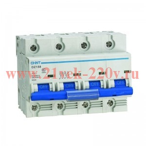 Выключатель автоматический 4п 63А 10кА 8-12In DZ158-125H (R) CHINT 158097