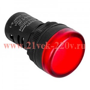 Индикатор помехозащищенный ND16-22D/4K2 красн. AC 230В (R) CHINT 146692
