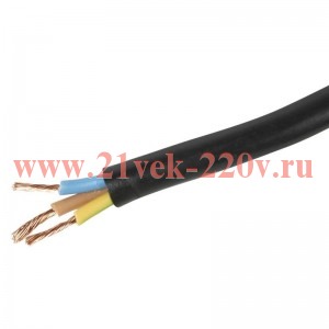 Провод ПВСнг(А)-LS 3х1 Ч 380В (бухта) (м) АЛЬФАКАБЕЛЬ 12885
