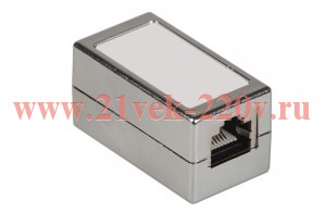 ITK Проходной адаптер кат. 6 FTP тип RJ45-RJ45