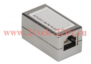 ITK Проходной адаптер кат.5E FTP, тип RJ45-RJ45