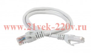 ITK Коммутац. шнур (патч-корд), кат.5Е FTP, 3м, серый