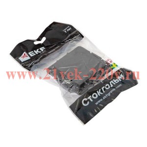 Кнопка нажимная СП Стокгольм 10А механизм черн. EKF EZV10-221-10