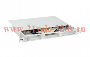 Кросс укомплектованный 1U LC (Duplex) 12 портов (OS2) ITK IND-FOBX24-1U-12LCUD09