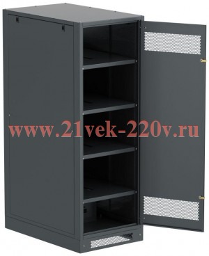 Шкаф LINEA B (пустой) 1700х600мм дверь метал. черн. ITK LB05-17H69-M