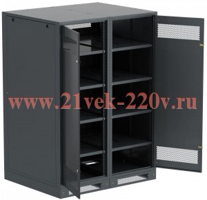 Шкаф LINEA B (пустой) 1700х1200мм дверь двустворч. метал. черн. ITK LB05-17H29-2M