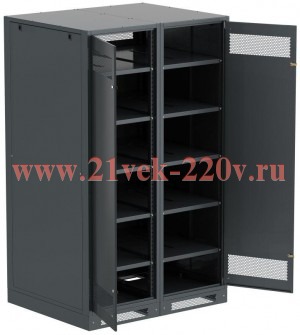 Шкаф LINEA B (пустой) 2000х1200мм дверь двустворч. метал. черн. ITK LB05-20H29-2M