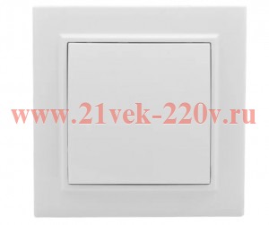 Выключатель 1-кл. СП Минск 10А перекрестный бел. EKF Basic ERV10-125-10