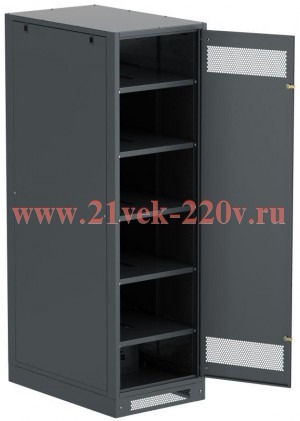 Шкаф LINEA B (пустой) 2000х600мм дверь метал. черн. ITK LB05-20H69-M