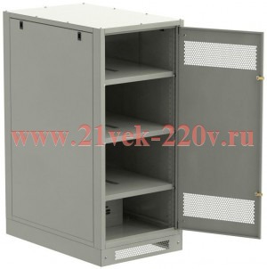 Шкаф LINEA B (пустой) 1350х600мм дверь метал. сер. ITK LB35-13H69-M
