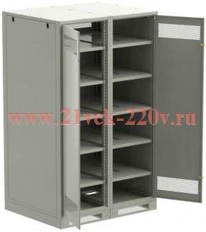 Шкаф LINEA B (пустой) 2000х1200мм дверь двустворч. метал. сер. ITK LB35-20H29-2M