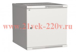 ITK Шкаф LINEA WE 9U 550x350мм дверь металл серый