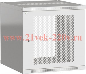 Шкаф LINEA WE 9U 600х650мм дверь перфорированная сер. ITK LWE3-09U67-PF
