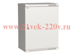 ITK Шкаф LINEA WE 15U 550x350мм дверь металл серый