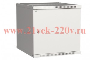 ITK Шкаф LINEA WE 12U 600x450мм дверь металл серый