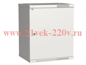 ITK Шкаф LINEA WE 15U 600x450мм дверь металл серый