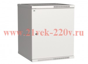ITK Шкаф LINEA WE 15U 600x650мм дверь металл серый