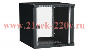 ITK Шкаф LINEA WE 12U 550x350мм дверь стекло черный