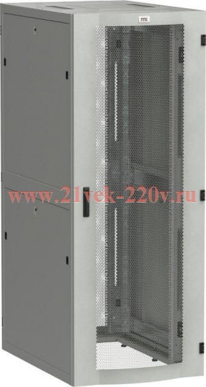 Шкаф серверный 19дюйм LINEA S 42U 750х1070мм перфорированные двери сер. ITK LS35-42U71-2PP