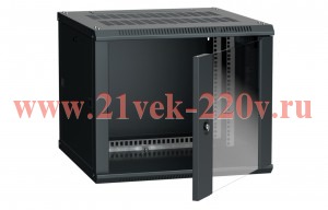ITK Шкаф LINEA W 6U 600x600 мм дверь стекло, RAL9005