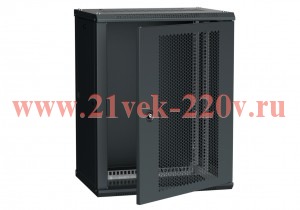 ITK Шкаф LINEA W 15U 600x450 мм дверь перфорированная, RAL9005