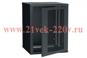 ITK Шкаф LINEA W 15U 600x600 мм дверь перфорированная, RAL9005