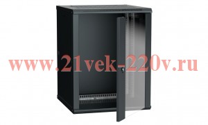 ITK Шкаф LINEA W 18U 600x600 мм дверь стекло в сборе, RAL9005
