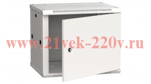 ITK Шкаф LINEA W 6U 600x450 мм дверь металл в сборе, RAL7035