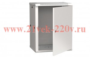 ITK Шкаф LINEA W 15U 600x450 мм дверь металл, RAL7035