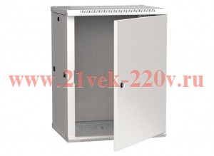 ITK Шкаф LINEA W 12U 600x450 мм дверь металл, RAL7035