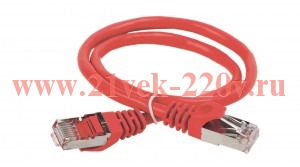 ITK Коммутационный шнур кат. 6 FTP LSZH 1м красный