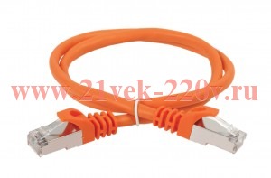 ITK Коммутационный шнур кат. 6 FTP PVC 0,5м оранжевый
