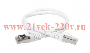 ITK Коммутационный шнур кат. 6 FTP PVC 2м белый