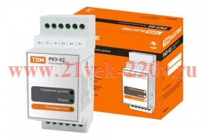 Реле контроля уровня РКУ-02 230/400В, 3 датчика (без датчиков) TDM
