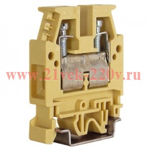 CBD.10(Ex)i, проходной зажим синий 10 кв.мм ДКС
