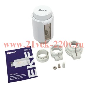 Терморегулятор умный для радиатора отопления (термоголовка) Zigbee EKF Connect ett-8