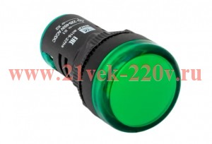 Матрица светодиодная AD16-22HS 220-400 В AC/DC зел. EKF ledm-ad16-g-230acdc