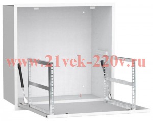 Шкаф встраиваемый потол. 6U 600х600мм дверь метал. бел. LINEA R ITK LR16-6U66-MF