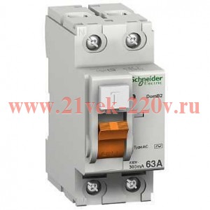 УЗО ВД63 2П 40А 30мА АС Schneider Electric