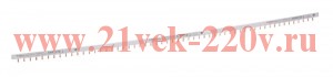 Шинка гребенчатая 1п (L1) 63А 56мод. 18мм SE C9XPH156