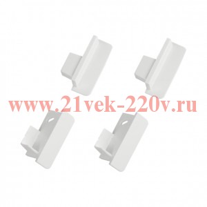 Набор заглушек 2309-3 для профиля 2309 2шт глухие 2шт с отверстием Эра Б0062833