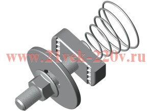 Комплект соединительный 12х50 для STRUT-профиля с конусной пружиной EKF ksst12x50