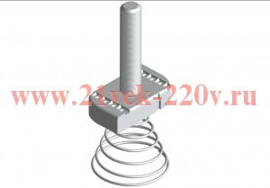 Болт STRUT 10х50 с конусной пружиной EKF stbkp10x50