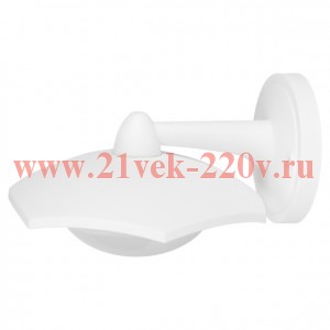 Светильник светодиодный садово-парковый ДБУ 07-8-007 Дели 5 8Вт 3000К IP44 6 гранный настенный бел.