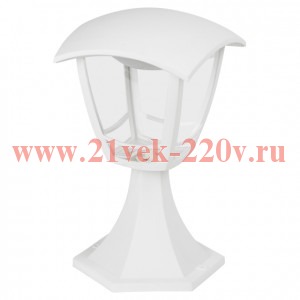 Светильник светодиодный садово-парковый ДТУ 07-8-001 Валенсия 8Вт 3000К IP44 4 гранный напольный бел