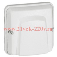 Вывод кабеля Legrand Plexo серии Artic с зажимом, белый